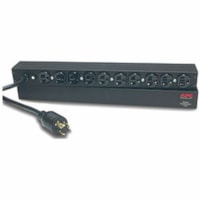 APC Basic Rack 2.4kVA PDU - 10 x NEMA L5-20R - 2.4kVA - 1U 19" Rack-mountable