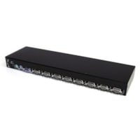 StarTech.com 8-port KVM Module for Rack-mount LCD Consoles with additional PS/2 and VGA Console - Enhance or replace the KVM module on your StarTech.com LCD console by controlling eight USB or PS/2 computers, or use with a separate PS/2 keyboard and mouse with VGA display - 8-port KVM Module - Rackm