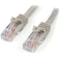 StarTech.com - Câble réseau - 7 pi (2,13 m) Catégorie 5e Câble réseau - Câble de Raccordement - Gris - 1 chaque