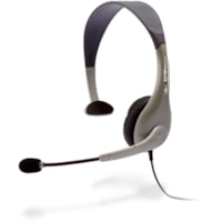 Casque AC-840 Filaire Sur tête Cyber Acoustics - Filaire - 32 Ohm - 20 Hz à 20 kHz - Sur tête - Monaural - 7 pi Câble - Élimination du bruit, Uni directionnel Microphone