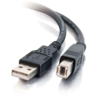 Câble de transfert de données 16,4 pi (5 m) USB C2G - 16,4 pi (5 m) USB Câble de transfert de données pour Clavier, Souris, Imprimante, Modem - 480 Mbit/s - Noir