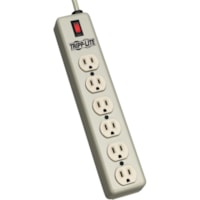 Tripp Lite by Eaton Waber 6SPDX 6-Outlets Power Strip - NEMA 5-15P - 6 x NEMA 5-15R - 6 ft (1.83 m) Cord - 15 A Current - 120 V AC Voltage