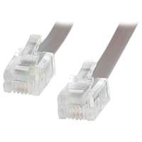 Câble téléphonique RJ25FT 25 pi (7,62 m) RJ-11 - 1 chaque StarTech.com - 25 pi (7,62 m) RJ-11 Câble téléphonique pour Téléphone, Modem, PC - 24 AWG - Gris - 1 chaque