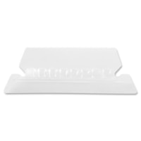 Onglets Esselte - largeur de l'onglet 2 po (50,80 mm) - Tab(s) clair Plastique - Sans PVC - 25 / emballage