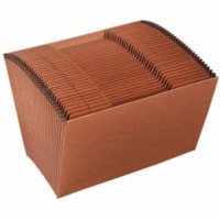 Pendaflex Recycled Expanding File - 15" (381 mm) x 10" (254 mm) - 3/4" (19.05 mm) Expansion - Red Fiber, Tyvek - Brown - 30% Recycled - 1 Each