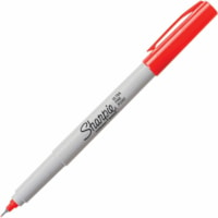 Sharpie Precision Permanent Markers - Ultra Fine Narrow Marker Point - Red Ink - Alcohol Based - 1 Dozen