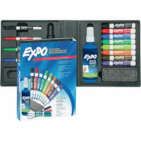 Expo Low-Odor Dry-erase Marker Kit - Fine Chisel Marker Point - Assorted Ink - 1 Set