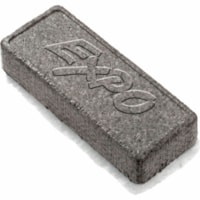 Expo Marker Board Eraser - 1.25" (31.75 mm) Width x 5.13" (130.18 mm) Length - Charcoal Gray - 1 Each