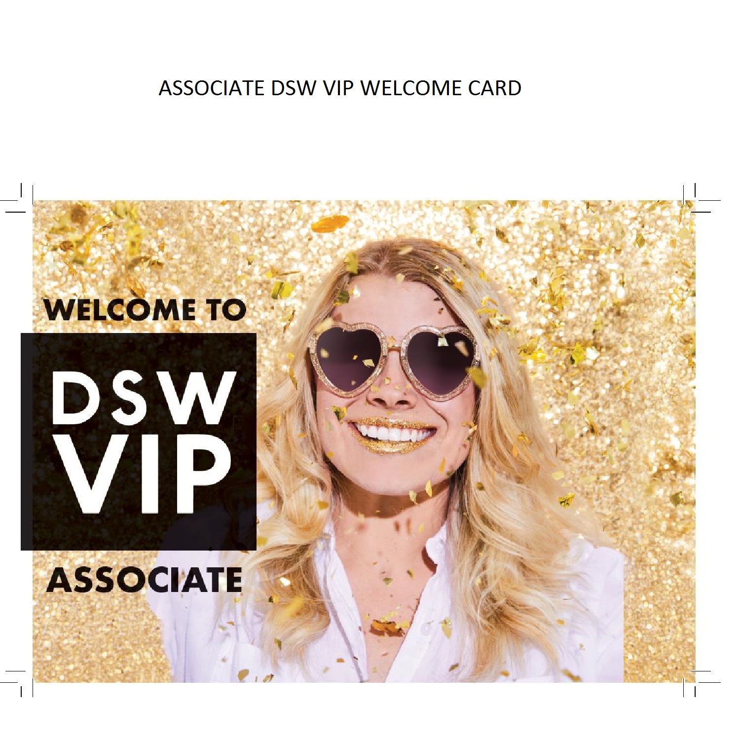 ASSOCIATE DSW VIP Welcome Card, 1 pk = 10