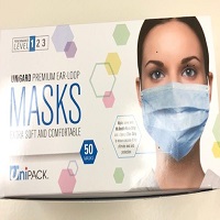 Mask -Level 1, 50 per box, MAX Order QTY-  DSW = 2, SCSW = 1  