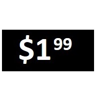 $1.99 - Black PRICE POINT STICKERS - SHEET