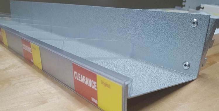4.25" Snap-In Rubber Stamp Shelf Divider