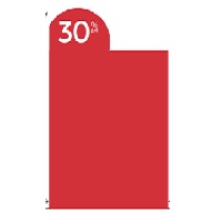 Orange 20% CR CT Top-Take30% off,  1 pk=50  