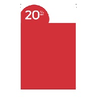Red 20% CR CT Top-Take20% off, 1 pk=50
