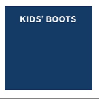 Slider Topper Sign -Kids' Boots, GSK, 12"x10.75"