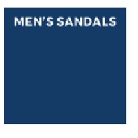 Slider Topper Sign -Men's Sandals, GSK, 12"x10.75"
