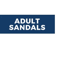WinCurb Sign Topper -Adult Sandals, GSK, 28"x9"
