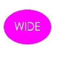 WIDE WIDTH - SC/SW - PINK VERSION, ROLL, 250 stickers per roll