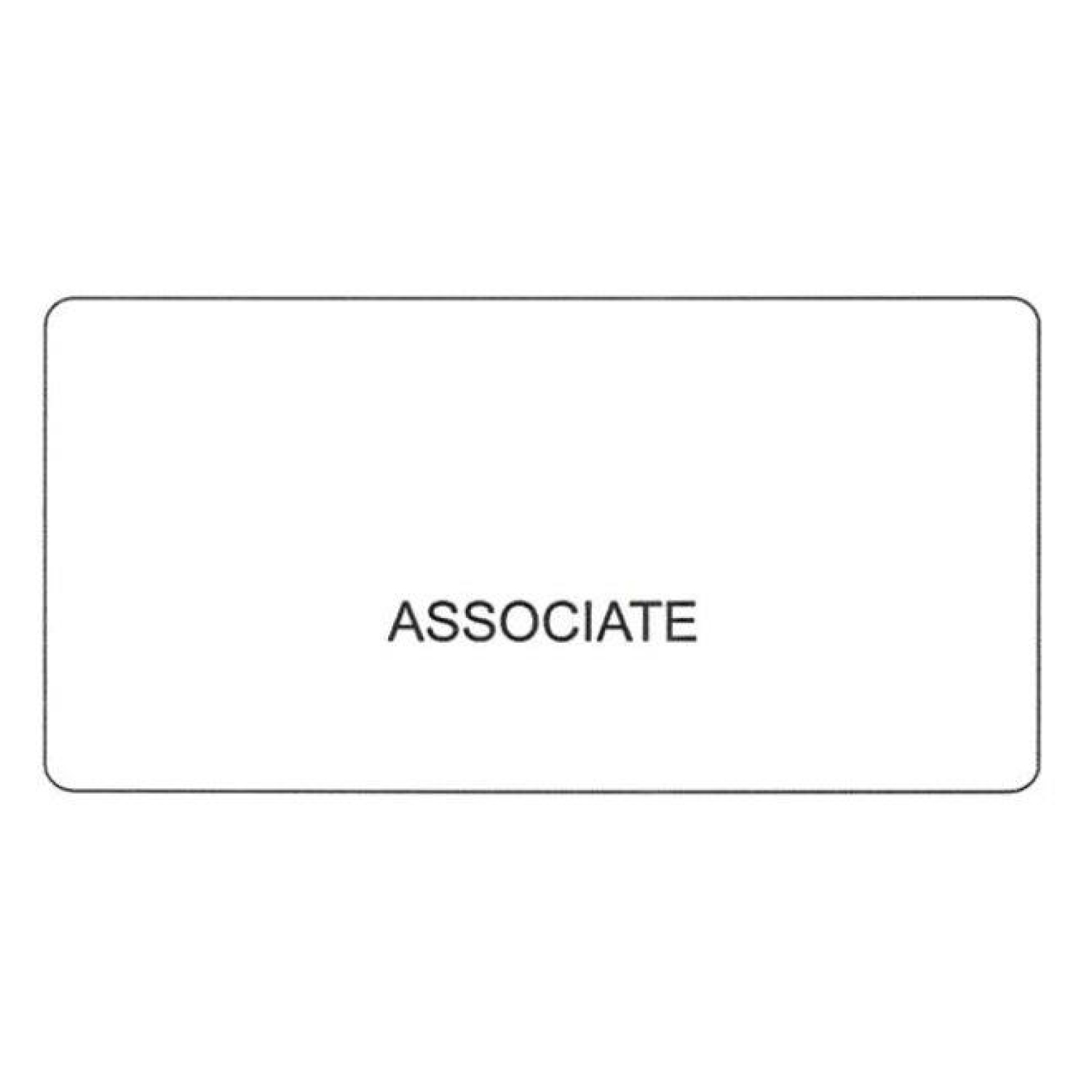 NAME BADGE "ASSOCIATE" - FR  
