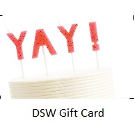 DSW Gift Card- DSW YAY, 1 pk=20 - FR