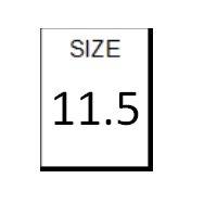 SIZE 11.5 WHITE STICKER - ROLL, 250 stickers per roll