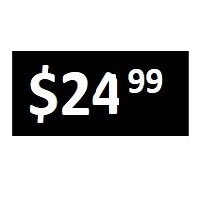 $24.99 - Black PRICE POINT STICKERS - SHEET