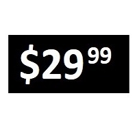 $29.99 - Black PRICE POINT STICKERS - SHEET