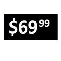 $69.99 - Black PRICE POINT STICKERS - SHEET