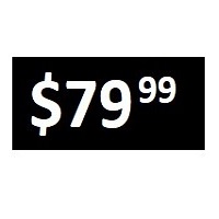 $79.99 - Black PRICE POINT STICKERS - SHEET