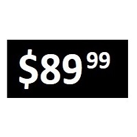 $89.99 - Black PRICE POINT STICKERS - SHEET - FR